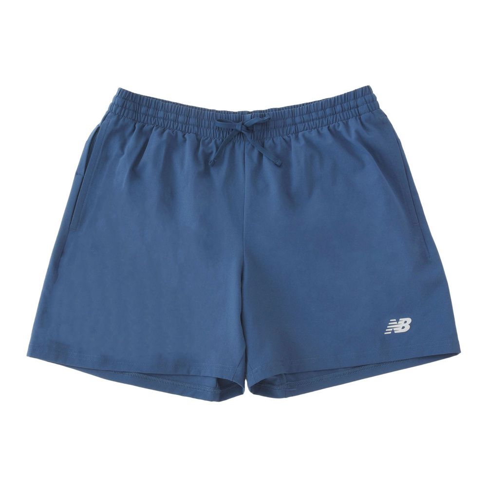 【ポイント5倍！ブラックフライデー】★3Pソックスプレゼント★New Balance ニューバランス メンズ ハーフパンツ 53 Sport Essentials ショーツ5インチ(インナー付き) NBネイビー MS41227