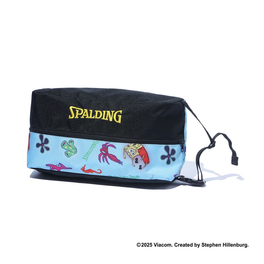 スポルディング シューズバッグ スポンジボブ アンダーザシー ライトブルー 42002SBU