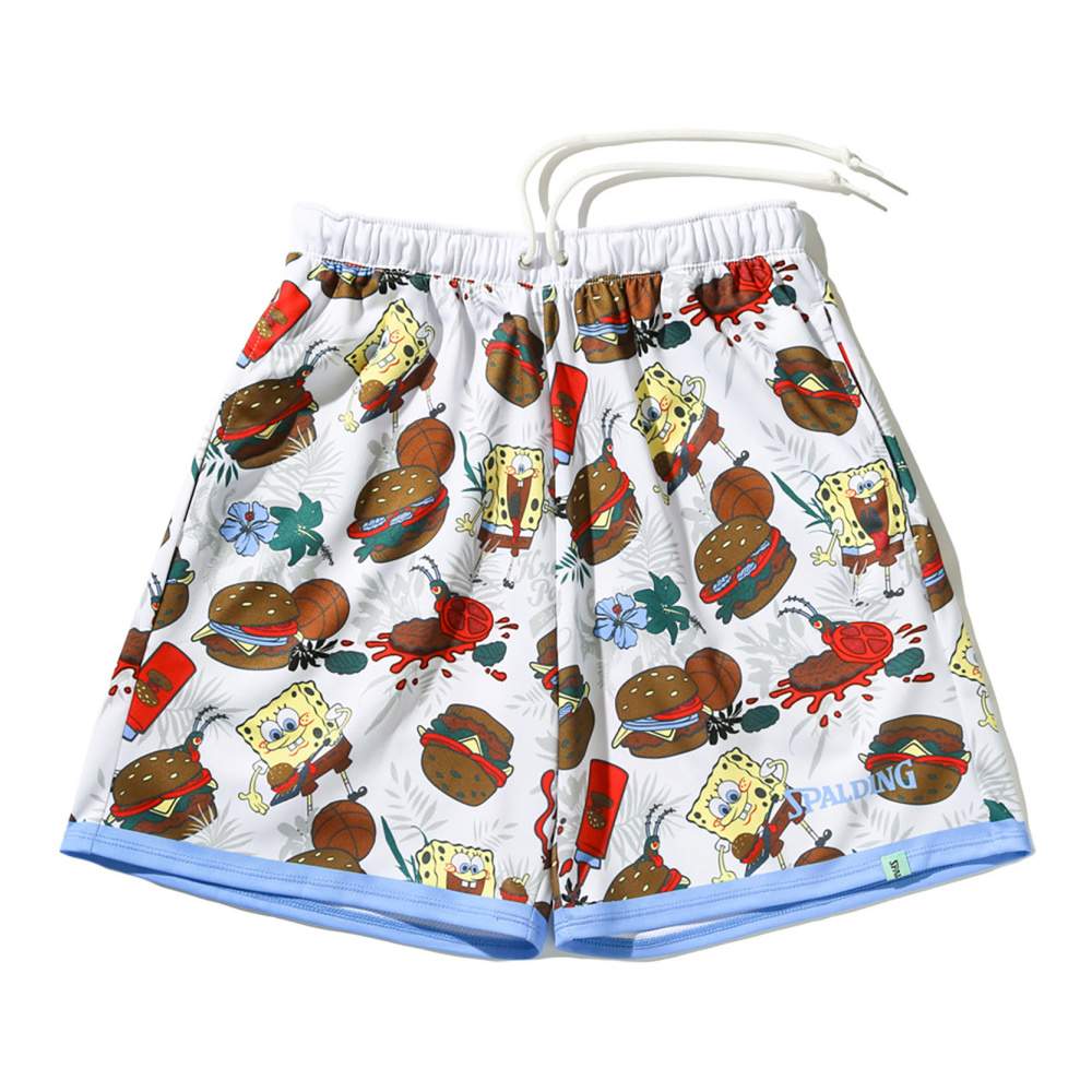 スポルディング バスケットボール ジュニア ジャージーショーツ スポンジ・ボブ クラビー パーティ SJP..
