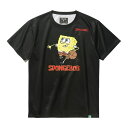 SPALDING スポルディング バスケットボール ジュニア Tシャツ スポンジ・ボブ ドリブル SJT25062S ブラック