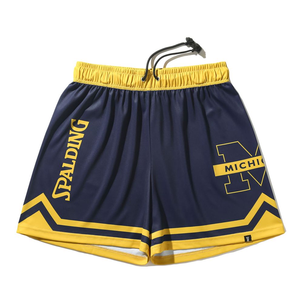 【ポイント10倍！※要エントリー スーパーセール】スポルディング バスケットボール ジャージーショーツ ミシガン ライン SMP25023M ネイビー