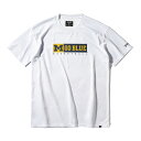 スポルディング Tシャツ ミシガン M ゴーブルー バスケットボール SMT25024M ホワイト