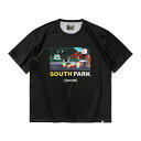 SPALDING スポルディング バスケットボール Tシャツ サウスパーク レッツ プレイ フープス SMT25042SP ブラック