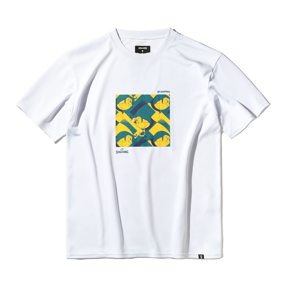 SPALDING スポルディング バスケットボール Tシャツ ゴーパーキー エドガワ プレイグラウンド SMT25052 ホワイト