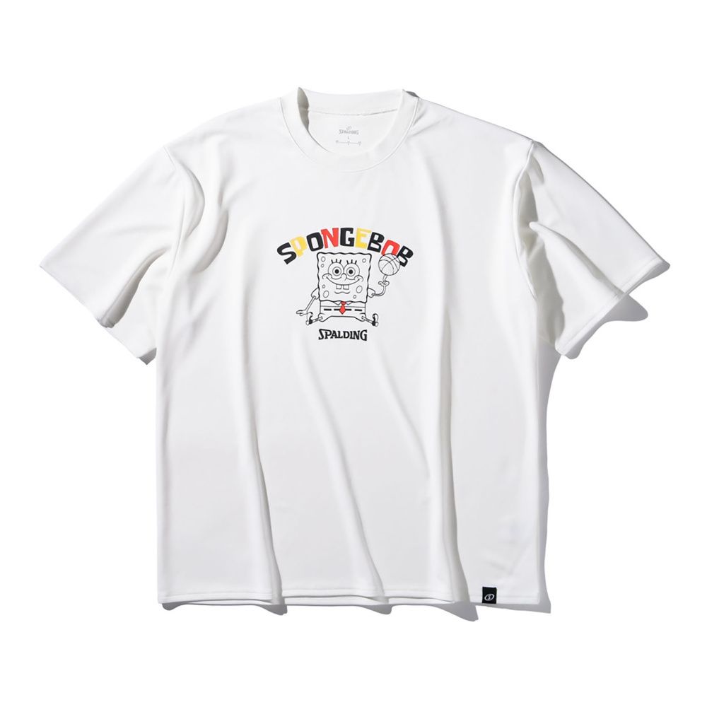 スポルディング Tシャツ スポンジ・ボブ パペット ホワイト バスケットボール SMT25149S