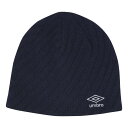【エントリーでポイント10倍】アンブロ umbro UUAYJC50 ギア ニットキャップ ニット帽 防寒 ネイビー