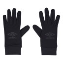 アンブロ umbro UUDYJD53 ジュニアフィールドプレイヤーグローブ 手袋 ブラックxブラック