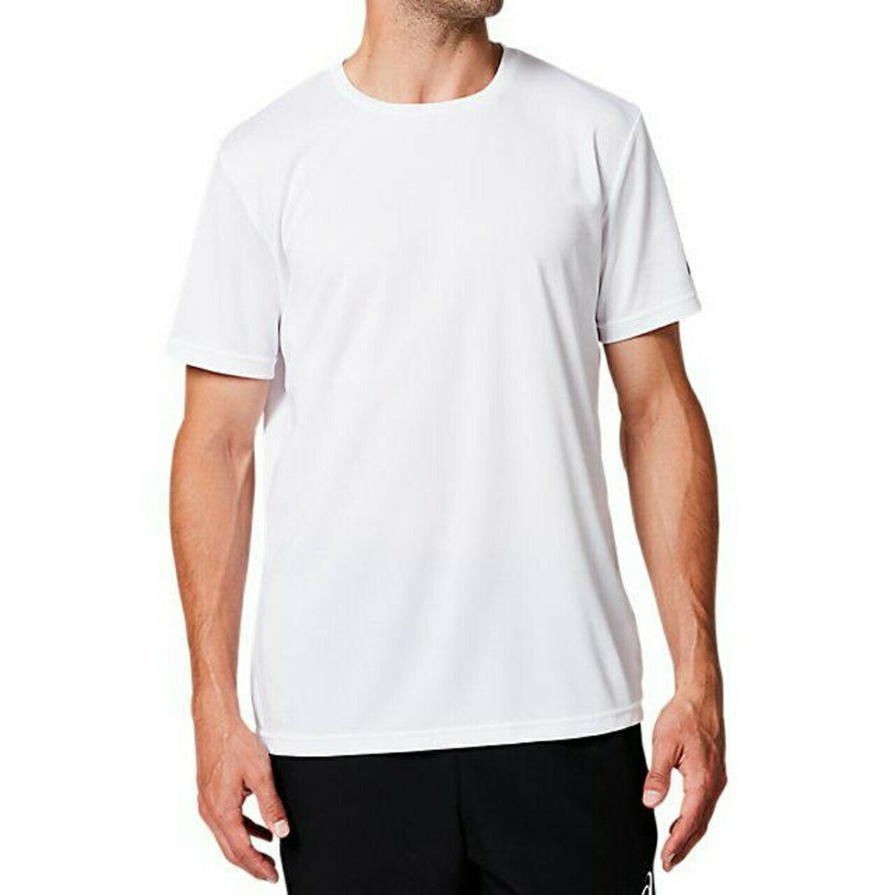 asics アシックス 2031D730 トレーニングウェア メンズ 半袖Tシャツ 左袖ワンポイントロゴ SS 2031D730 100