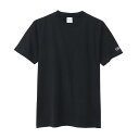 【エントリーでポイント10倍】Champion チャンピオン C3-X357 メンズ 半袖Tシャツ ポケット付き 090 ブラック