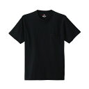 【エントリーでポイント最大10倍】Hanes ヘインズ H5190 090 BEEFY-T クルーネック ポケットTシャツ ブラック メンズ レディース ユニセ...