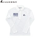 LUCENT ルーセント XLP4920 テニス ウェア レディース 長袖ポロシャツ ホワイト XLP4920