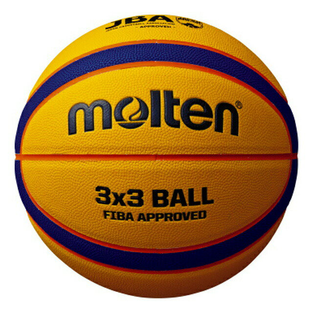 molten モルテン B33T5000 バスケットボール ボール リベルトリア5000 3x3 イエロー×ブルー B33T5000