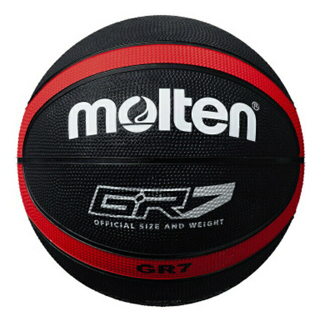 molten モルテン BGR7-KR バスケットボール ボール GR7 ブラック×レッド BGR7-KR
