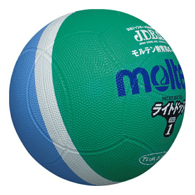 molten モルテン SLD1MSK ドッジボール ボール ライトドッジボール 緑×サックス SLD1MSK