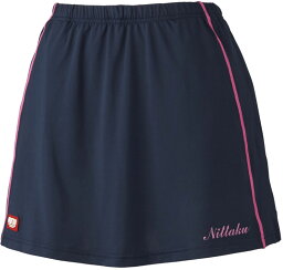 Nittaku ニッタク 卓球スコート MOVELINE SKORT ムーブラインスコート 女子用 ネイビー NW2508