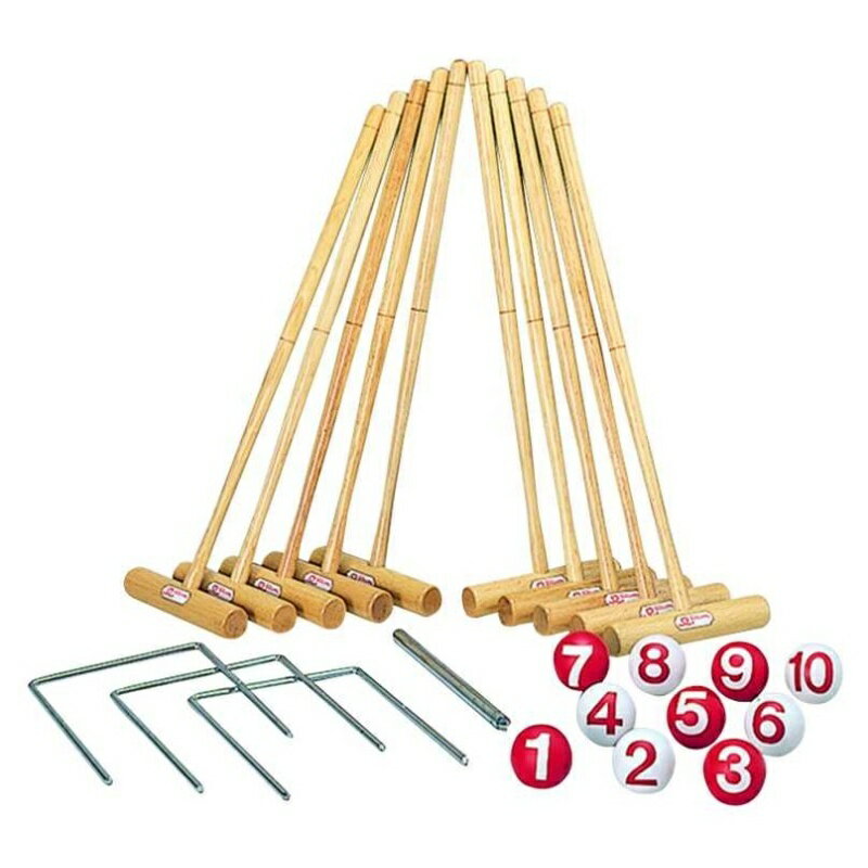 【ポイント10倍!要エントリー】SUNLUCKY サンラッキー SG-A ゲートボール 10人用セットスタンダード SG-A