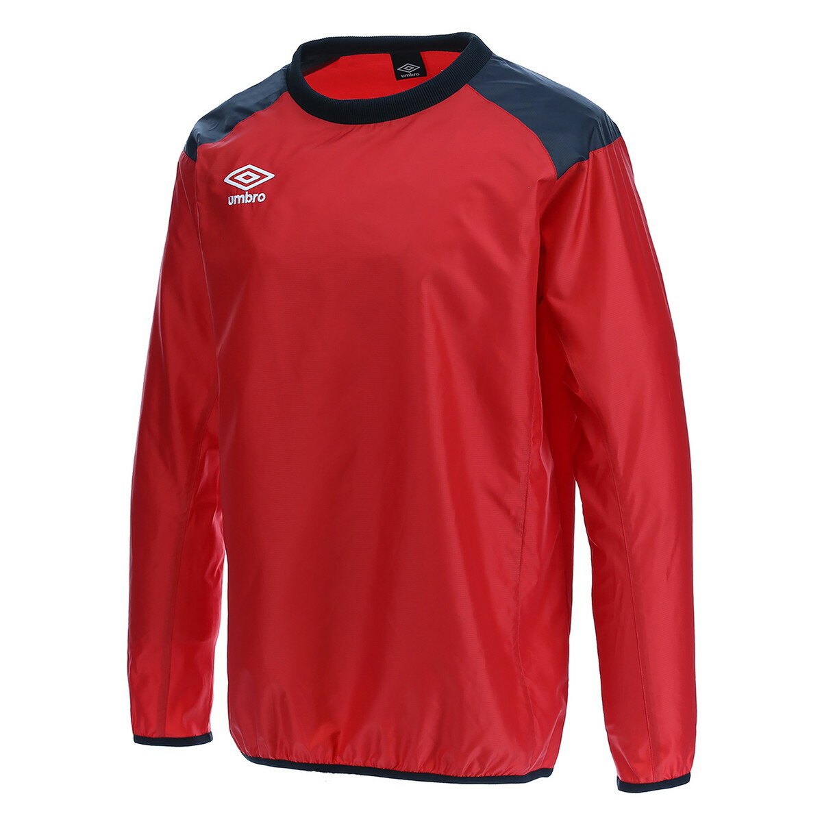 【ポイント5倍＆2点でP5倍・3点でP10倍※要エントリー】UMBRO アンブロ UBA4040J サッカー トップス ジュニア インドアップピステトップ マンチェスターレッド×ブラック UBA4040J