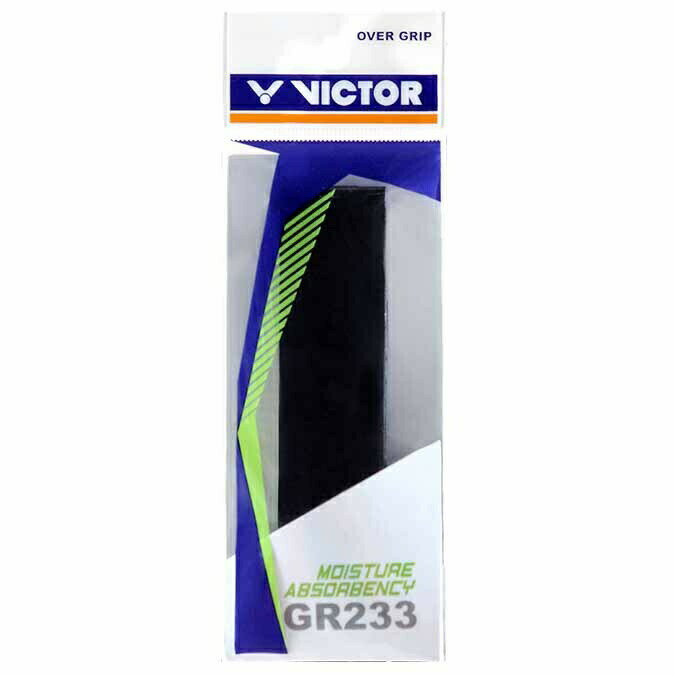 VICTOR ビクター GR233 バドミントン グリップ ブラック