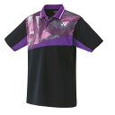 【エントリーでポイント最大10倍】YONEX/ヨネックス 10538 ウェア トップス メンズ レディース ゲームシャツ BK 10538