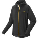 YONEX ヨネックス 57076 ウェア アウター レディース ウィメンズ ニットウォームアップパーカー BK 57076