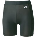 【エントリーでポイント10倍!】YONEX ヨネックス STB-F2502 007 レディースハーフスパッツ ブラック