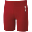 【エントリーでポイント最大10倍】YONEX ヨネックス STBF2015 037 ハーフスパッツ 男女兼用 メンズ レディース ワインレッド