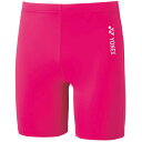 【エントリーでポイント最大10倍】YONEX ヨネックス STBF2015 122 ハーフスパッツ 男女兼用 メンズ レディース ブライトピンク
