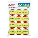 YONEX ヨネックス TMP20 テニス ボール マッスルパワーボール20 1ダース12個入り レッド TMP20