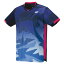 YONEX ヨネックス バドミントン 10474J 019 ジュニアゲームシャツ 半袖シャツ ネイビーブルー ウェア ジュニア