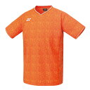 YONEX ヨネックス 10480 バドミントンウエア メンズ メンズゲームシャツ フィットスタイル 005 オレンジ