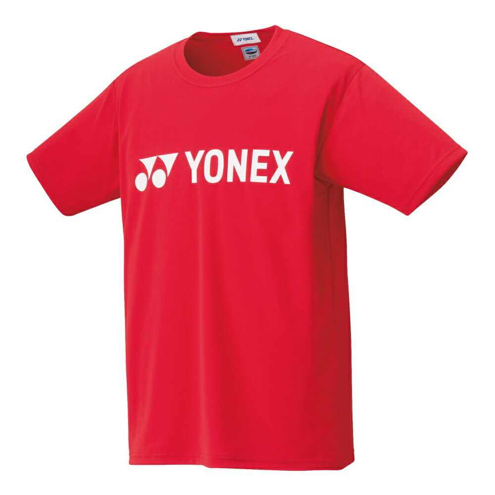 【ポイント10倍!要エントリー】YONEX ヨネックス 16501J 496 ジュニアドライTシャツ サンセットレッド