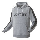 YONEX ヨネックス 30078 010 パーカー アウター男女兼用 メンズ レディース グレー