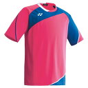 【エントリーでポイント10倍】YONEX ヨネックス ジュニアゲームシャツSS FW1004J-122 サッカー ブライトピンク