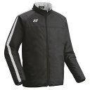【エントリーでポイント最大10倍】YONEX ヨネックス ジュニア裏地付ウォーマージャケット FW7001J-007 サッカー ブラック
