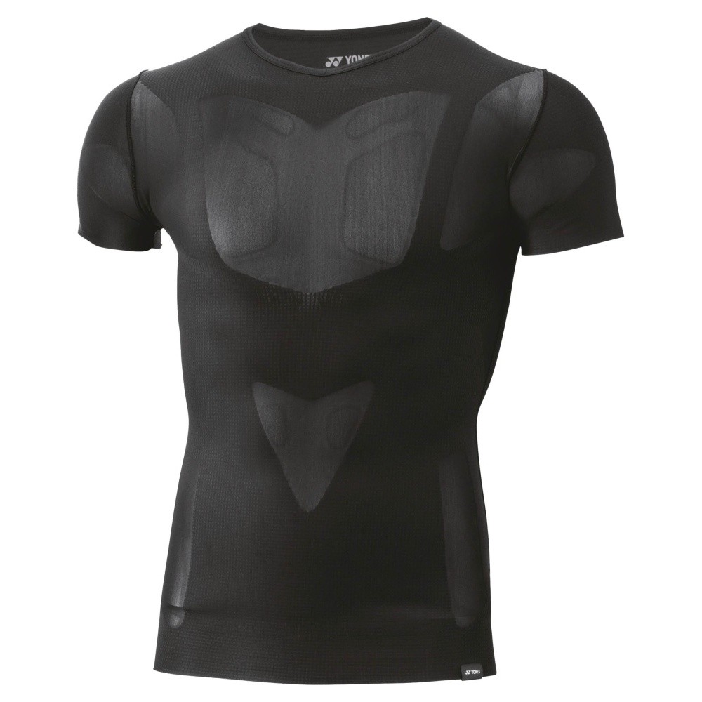 【ポイント10倍!※要エントリー スーパーセール】YONEX ヨネックス ユニVネック半袖シャツ STBA1022-007 サッカー ブラック