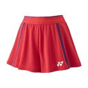 【ポイント10倍! ※要エントリー】YONEX ヨネックス テニス バドミントン 25100 ウィメンズ ショートパンツ クリアーレッド