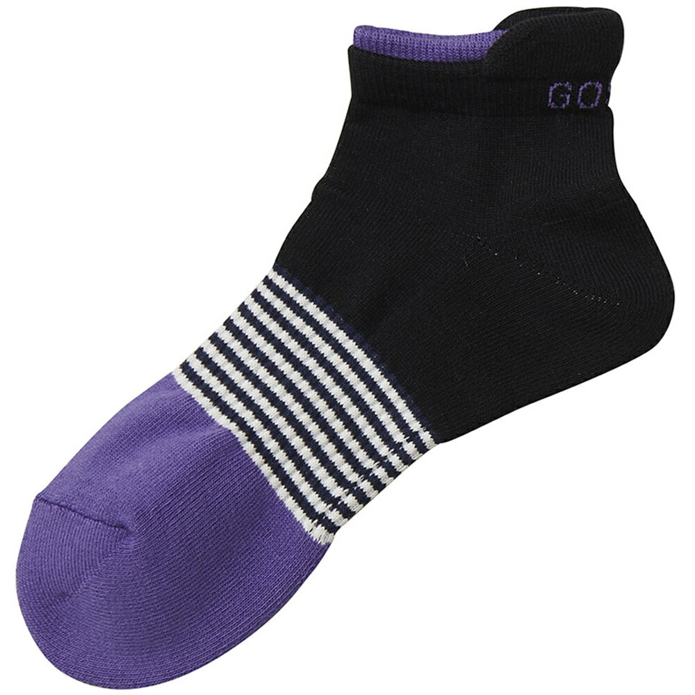 GOSEN ゴーセン スニーカーインソックス ブラック F2202