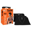 KT TAPE/ケーティーテープ PRO WIDE10 ジェットブラック KTPRW10 テーピング ケア スポーツ