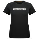 マムート アウトドアウェア レディース MAMMUT マムート Tシャツ レディース QD Logo Print T-Shirt AF Women BLACK PRT2 101702022