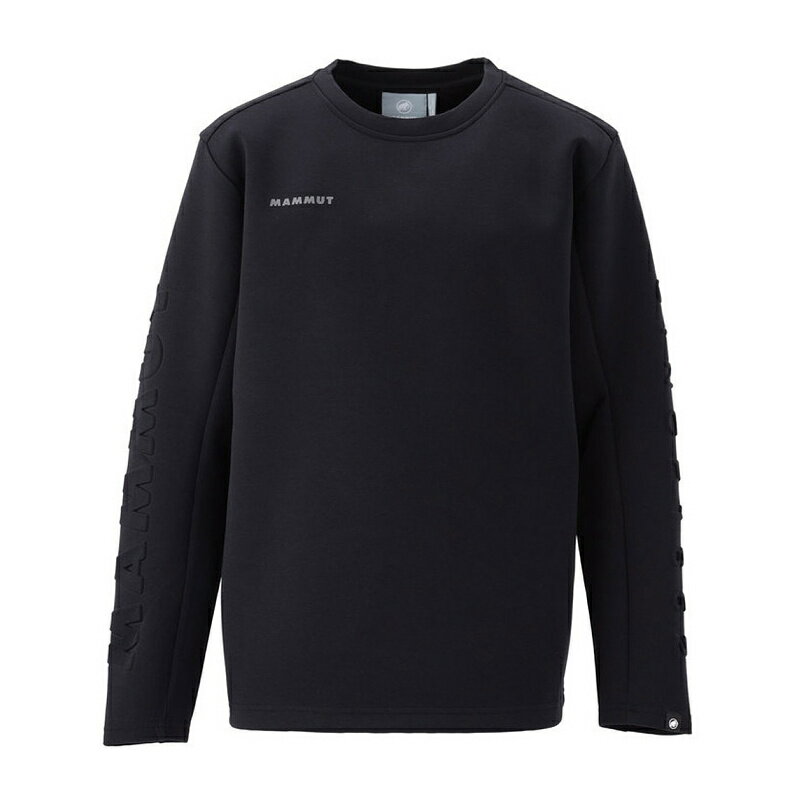 MAMMUT マムート クルーネックスウェット 長袖 トップス メンズ Dyno 2.0 ML Crew Neck AF BLACK 101404970