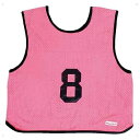 MIKASA / ミカサ ゲームジャケット ビブスソフトバレー用レギュラーサイズ 蛍光ピンク GJSVP
