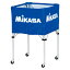 MIKASA ミカサ 器具 ボールカゴ 箱型・大フレーム・幕体・キャリーケース3点セット ブルー BCSPH