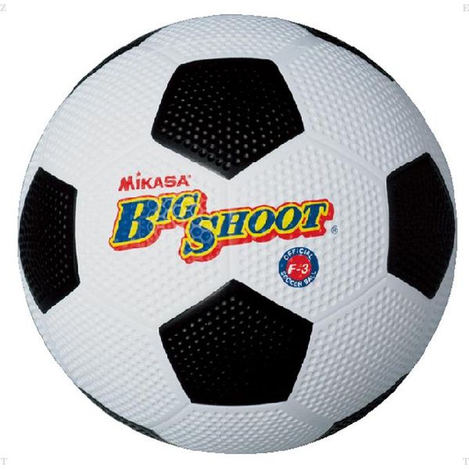 MIKASA ミカサ サッカーボール 3号球ゴム ホワイト/ブラック F3