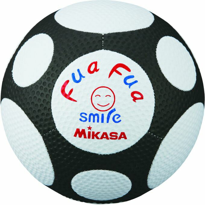 MIKASA ミカサ ふあふあサッカーボール 4号球 ホワイト×ブラック FFF4WBK