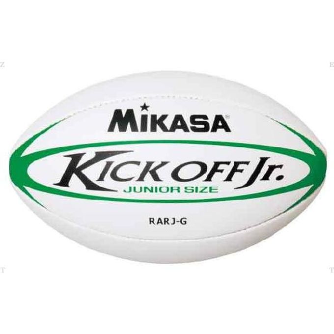 MIKASA ミカサ ラグビー ジュニアラグビーボール3号 ホワイト×グリーン RARJG