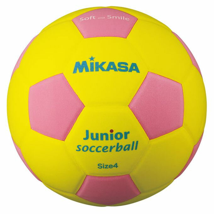 【6/4 20時～エントリーでP5倍】MIKASA ミカサ スマイルサッカーボール 4号 YP SF4JYP