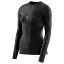【エントリーでポイント最大10倍】SKINS スキンズ SERIES-5ウィメンズ トップスロングスリーブ ブラック 18221510