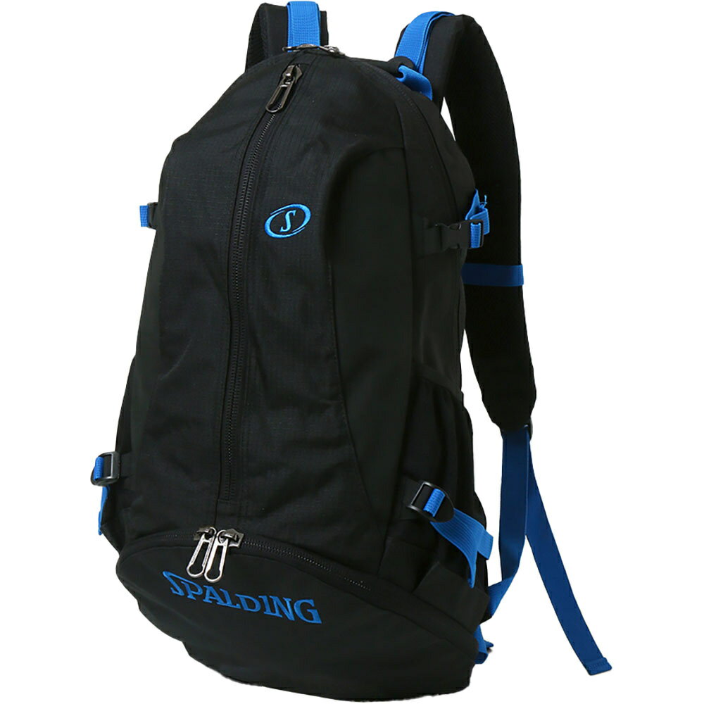【P5倍！ さらに2点購入でP5倍！3点でP10倍！※要エントリー】SPALDING スポルディング バスケットボール ボールバッグ ケイジャー ブルーテープ 40007BT バッグ・リュックサック バスケ