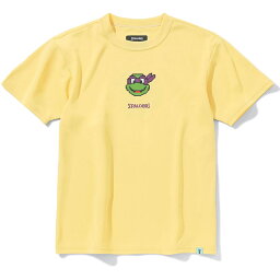 SPALDING スポルディング バスケットボール メンズウェア ジュニア Tシャツ セレクトユアタートルズ バックプリント ビーチイエロー SJT23058T