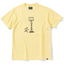 SPALDING スポルディング バスケットボール メンズウェア Tシャツ ピクトグラム ビーチイエロー SMT23019